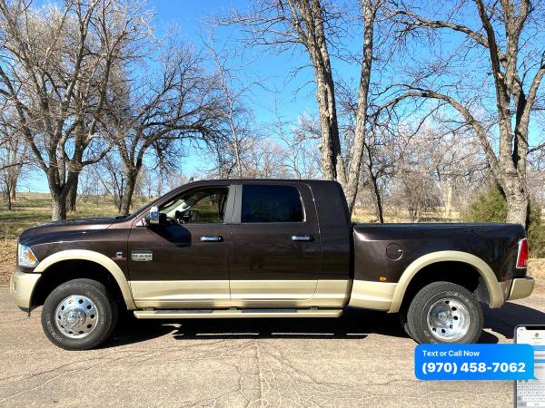 2017 RAM 3500 Laramie Longhorn 4x4 Mega Cab 64 Box - CALL/TEXT for sale in Sterling, CO – photo 4