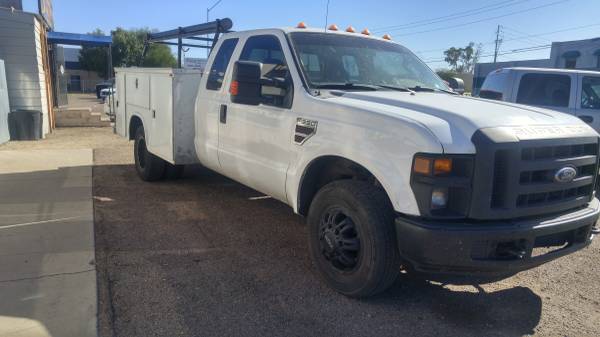 2008 FORD F-350 SUPER CAB 6.4 DIESEL DUALLY SERVICE BODY - cars &... for sale in Phoenix, AZ – photo 4
