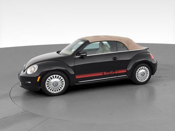 2014 VW Volkswagen Beetle 1.8T Convertible 2D Convertible Black - -... for sale in Eau Claire, WI – photo 4