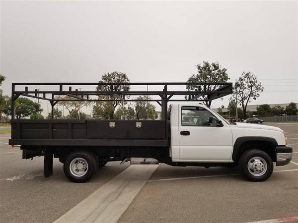 2005 CHEVROLET C3500 FLAT BED SERVICE TRUC ,LADDER RACK,ONLY 81K MIL... for sale in Santa Ana, CA – photo 4