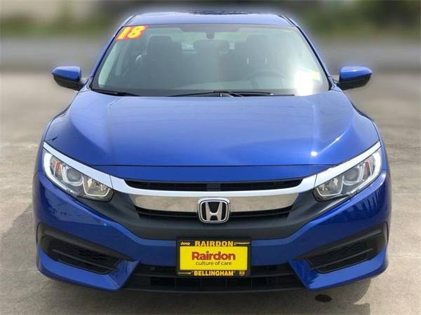 2018 Honda Civic LX - - by dealer - vehicle automotive for sale in Bellingham, WA – photo 3