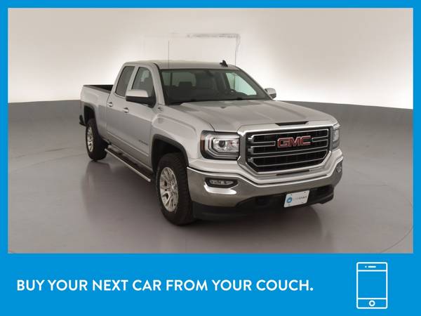 2016 GMC Sierra 1500 Double Cab SLE Pickup 4D 6 1/2 ft pickup Silver for sale in Buffalo, NY – photo 12