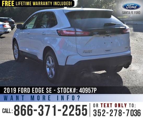 2019 FORD EDGE SE Ecoboost - Backup Camera - Tinted Windows for sale in Alachua, FL – photo 5