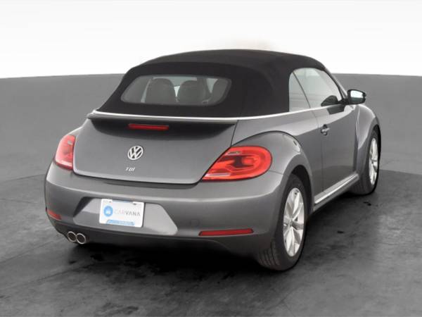 2014 VW Volkswagen Beetle TDI Convertible 2D Convertible Gray - -... for sale in South Bend, IN – photo 10