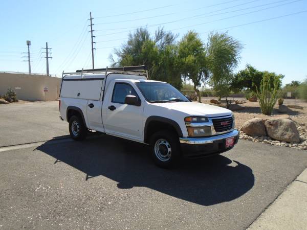 2007 GMC CANYON WORK TRUCK W/ UTILITY SHELL LADDER RACK for sale in phoenix, NM – photo 7