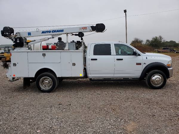 2011 Dodge 4500 5000lb Crane Crew Cab Mechanics Service Utility Bed... for sale in Dallas, TX – photo 5