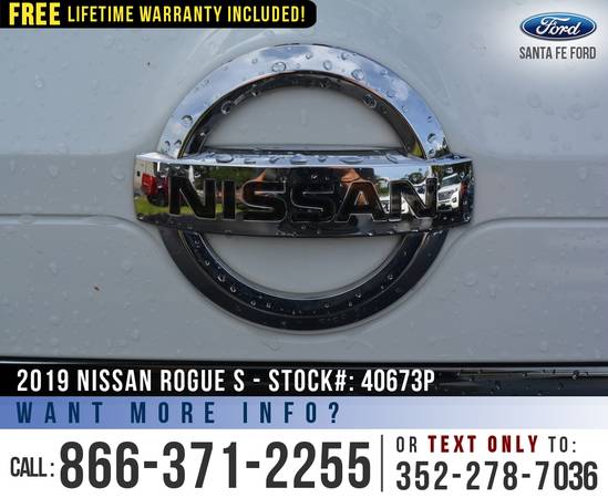 2019 Nissan Rogue S Camera, Touchscreen, Cruise Control for sale in Alachua, AL – photo 19