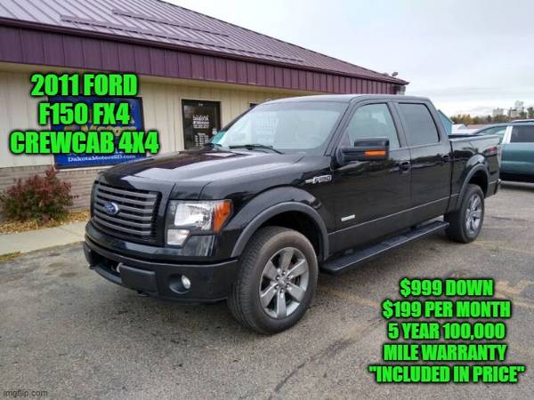 !!*2011 FORD F150 CREWCAB FX4 LARIAT 4X4 PICKUP*!! - cars & trucks -... for sale in Rowley, MA – photo 2