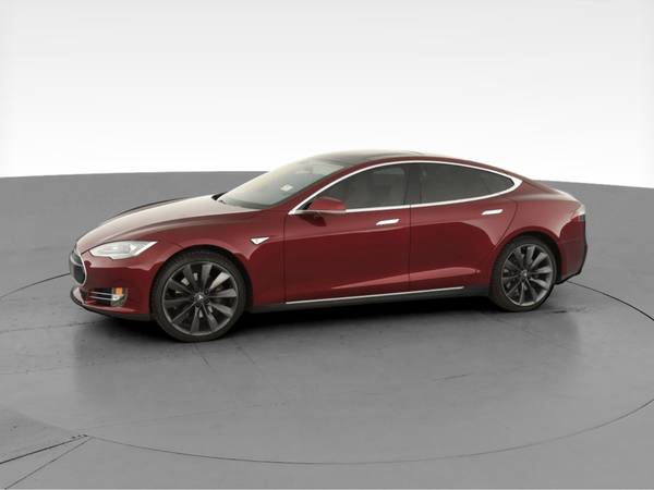 2012 Tesla Model S Signature Performance Sedan 4D sedan Red -... for sale in Monterey, CA – photo 4