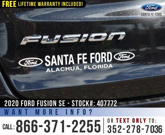 *** 2020 FORD FUSION SE *** SAVE Over $6,000 off MSRP! - cars &... for sale in Alachua, GA – photo 9
