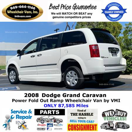 2008 Dodge Grand Caravan Power Ramp Side Loading Wheelchair Van for sale in Laguna Hills, CA – photo 7