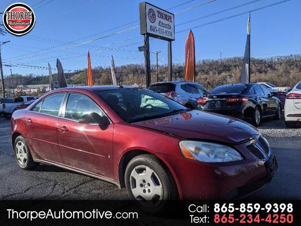 2008 Pontiac G6 1SV Sedan - cars & trucks - by dealer - vehicle... for sale in Knoxville, NC