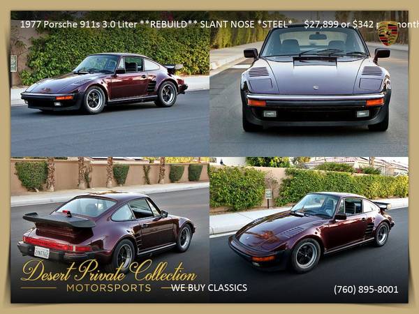 1976 Porsche 911S Fully Matching Numbers+COA Coupe Coupe at an... for sale in Palm Desert , CA – photo 22