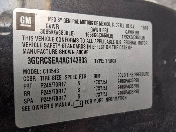 2010 Chevrolet Silverado 1500 LT SKU: AG143803 Pickup for sale in Amarillo, TX – photo 13
