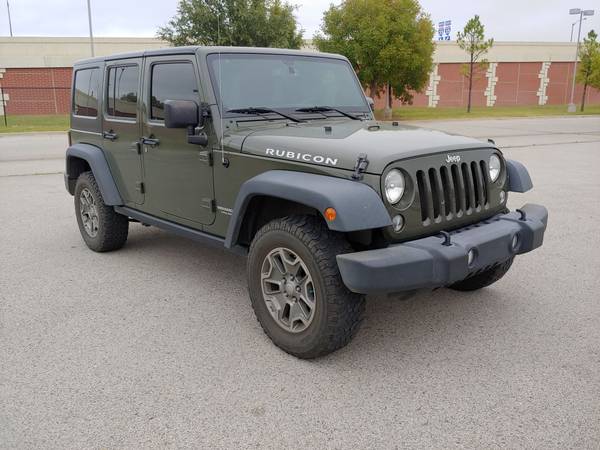 2016 JEEP WRANGLER RUBICON LOW MILES! 4X4! LEATHER! NAV! CLEAN... for sale in Norman, TX – photo 2