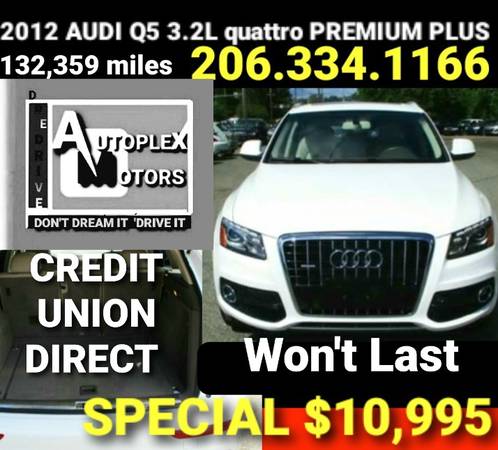 2012 AUDI Q5 quattro PREMIUM PLUS BLOWOUT - cars & trucks - by... for sale in Lynnwood, WA – photo 3
