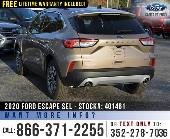 2020 Ford Escape SEL SAVE Over 5, 000 off MSRP! - cars & for sale in Alachua, AL – photo 5