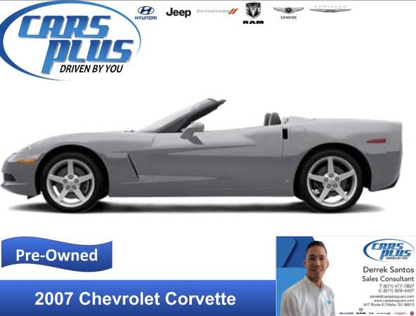 2007 Chevrolet Corvette Convertible for sale in Other, Other
