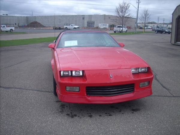 1989 Camaro RS Conv - - by dealer - vehicle for sale in Eau Claire, WI – photo 2