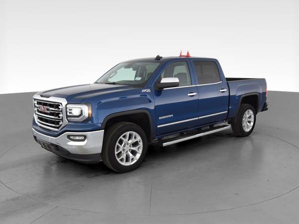 2017 GMC Sierra 1500 Crew Cab SLT Pickup 4D 5 3/4 ft pickup Blue - -... for sale in Madison, WI – photo 3