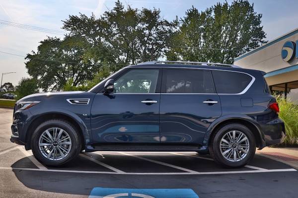 2019 INFINITI QX80 LUXE AWD Hermosa Blue - - by for sale in Oak Forest, IL – photo 5