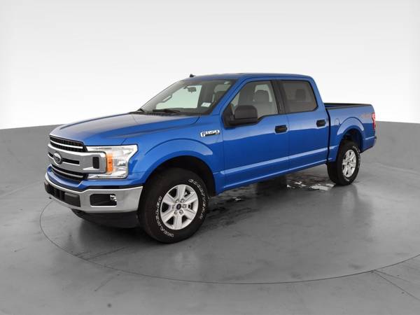 2019 Ford F150 SuperCrew Cab XLT Pickup 4D 5 1/2 ft pickup Blue for sale in Chicago, IL – photo 3