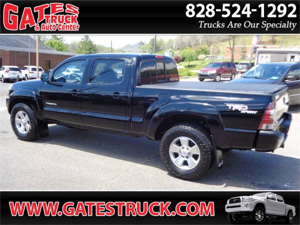 2011 Toyota Tacoma Double Cab 4WD V6 SR5 TRD-Sport Black - cars & for sale in Franklin, NC – photo 3