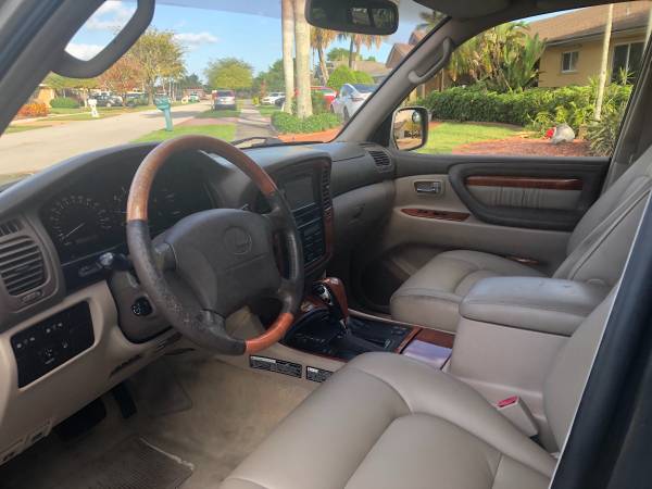 2000 LEXUS LX470 LX Clean Title Low Miles 4X4 Like New - cars & for sale in Miami, FL – photo 4