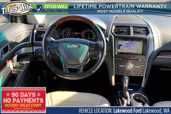 2016 Ford Explorer 4x4 4WD Platinum SUV - cars & trucks - by dealer... for sale in Lakewood, WA – photo 4