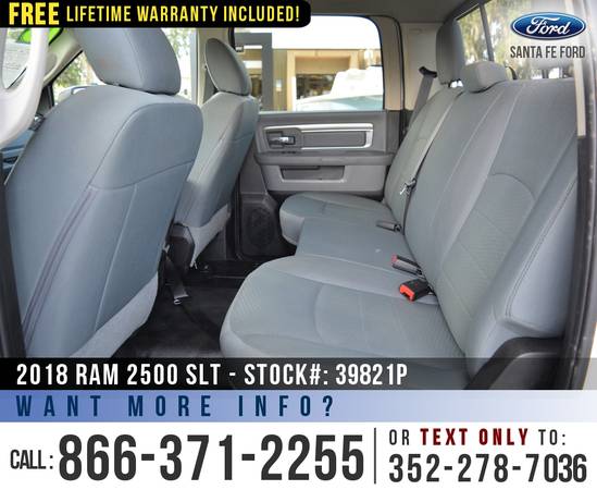 ‘18 Ram 2500 SLT 4WD *** Camera,Tinted Windows, SiriusXM *** for sale in Alachua, FL – photo 17