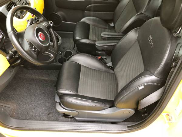 2015 Fiat 500 Sport - Cool Modern Pearl Yellow Color - Automatic -... for sale in binghamton, NY – photo 9