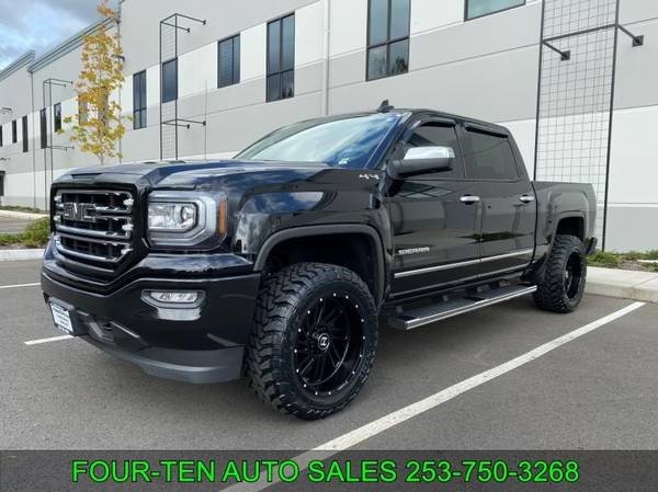 2017 GMC SIERRA SLT 4X4 4WD TRUCK * BLACK OUT * LOW MILES * 1-OWNER... for sale in Bonney Lake, WA – photo 7