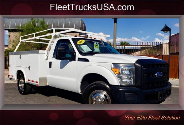 2012 FORD F-350 UTILITY SERVICE BED TRUCK "32k MILES" DUAL REAR WHEELS for sale in Modesto, CA