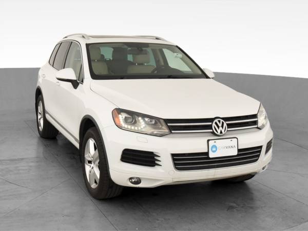 2013 VW Volkswagen Touareg TDI Lux Sport Utility 4D suv White - -... for sale in Long Beach, CA – photo 16