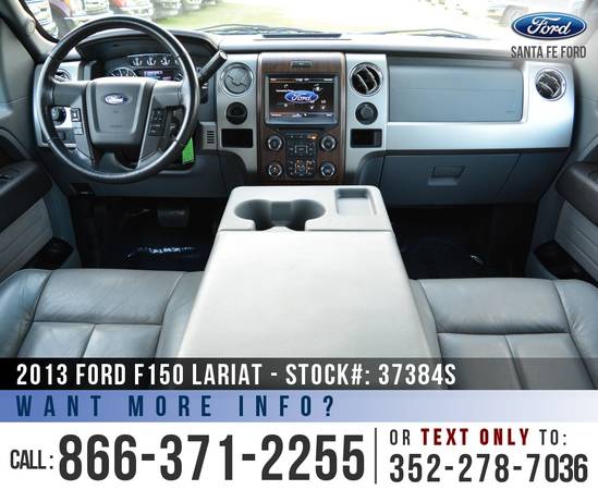 *** 2013 Ford F150 Lariat *** SYNC - Leather Seats - Flex Fuel Engine for sale in Alachua, FL – photo 15