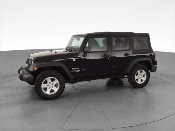 2017 Jeep Wrangler Unlimited Sport S Sport Utility 4D suv Black - -... for sale in Ithaca, NY – photo 4