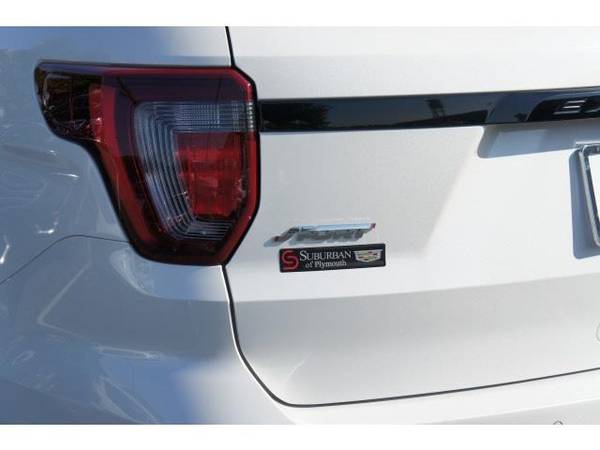 2016 Ford Explorer SUV Sport - Ford White Platinum Metallic Tri-Coat for sale in Plymouth, MI – photo 10