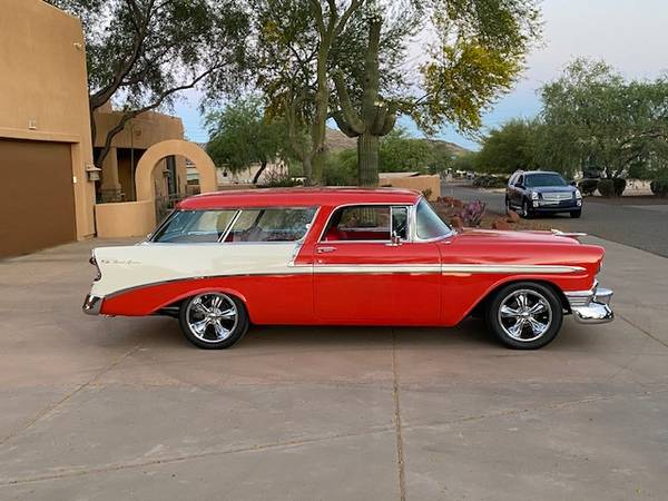 1956 Chevrolet Bel Air Nomad, Matador Red, - - by for sale in Phoenix, AZ – photo 4
