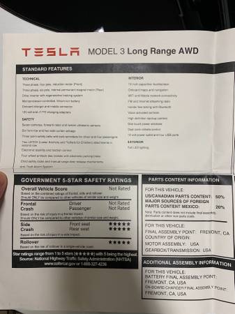 2019 Tesla Model 3 Long Range AWD - cars & trucks - by owner -... for sale in Phoenix, AZ – photo 8