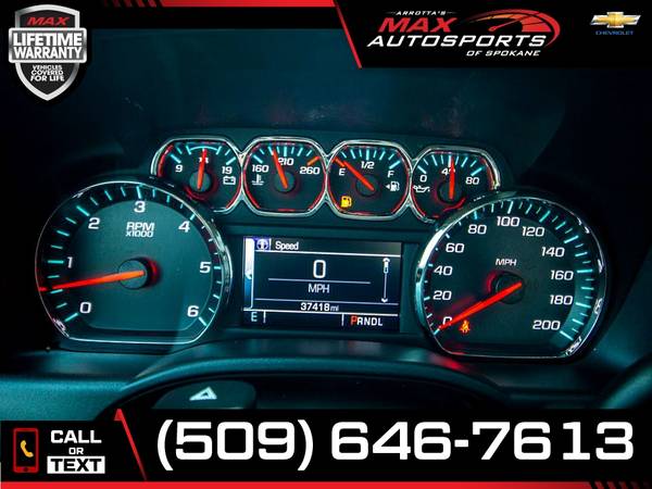 $635/mo - 2018 Chevrolet Silverado MAXED OUT LTZ CREW CAB 4X4 FULL... for sale in Spokane, WA – photo 4