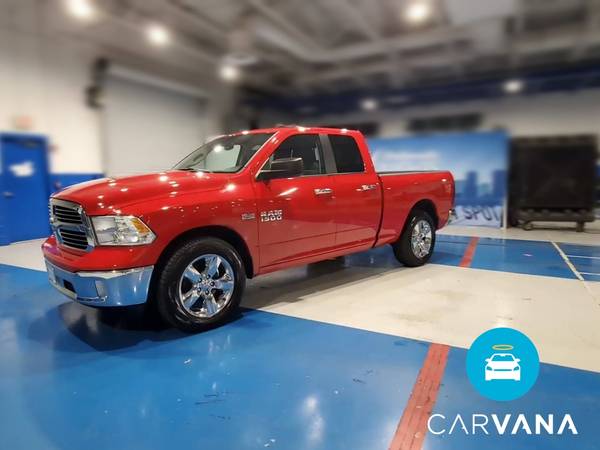 2016 Ram 1500 Quad Cab Big Horn Pickup 4D 6 1/3 ft pickup Red - -... for sale in Fort Myers, FL – photo 3