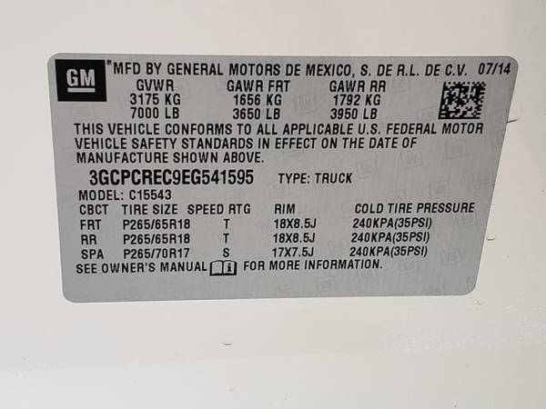 2014 Chevrolet Silverado 1500 LT SKU: EG541595 Pickup for sale in Arlington, TX – photo 16