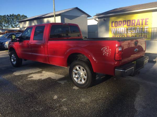 2015 FORD F250 LARIAT SUPERDUTY SUPERCREW CAB 4 DOOR 4X4 W LTHR, 20"... for sale in Wilmington, NC – photo 3