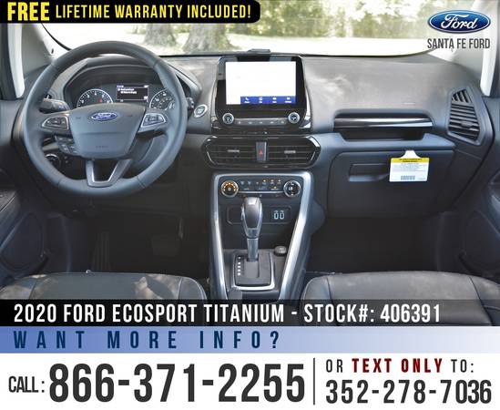 *** 2020 FORD ECOSPORT TITANIUM *** SAVE Over $5,000 off MSRP! -... for sale in Alachua, FL – photo 15