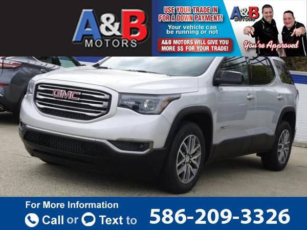 2017 GMC Acadia AWD 4dr SLE w/SLE-2 suv Silver - - by for sale in Roseville, MI