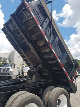 2003 INTERNATIONAL 7400 Tandem Axle Dump Truck CDL Required for sale in TAMPA, FL – photo 9