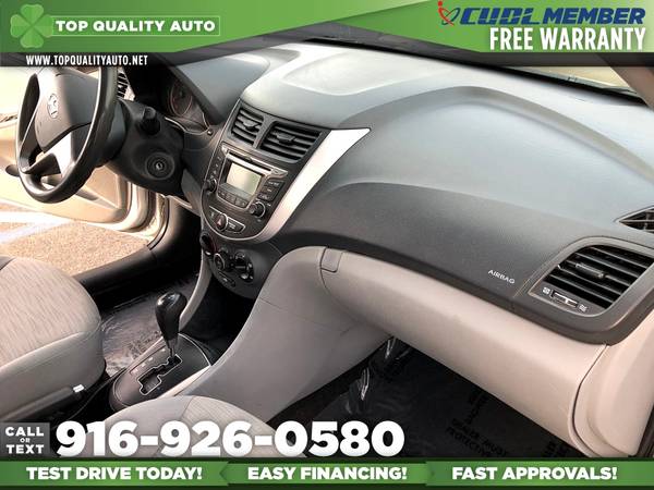 2017 Hyundai Accent SE Sedan for only $9,995 - cars & trucks - by... for sale in Rancho Cordova, CA – photo 23