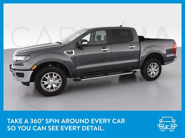 2019 Ford Ranger SuperCrew Lariat Pickup 4D 5 ft pickup Gray for sale in Louisville, KY – photo 3