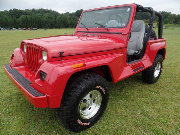 1992 *Jeep* *Wrangler* *2dr Renegade* Red for sale in Johnstown , PA – photo 6