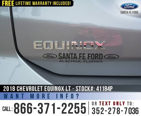 2018 Chevrolet Equinox LT Camera - SiriusXM - Push to Start for sale in Alachua, FL – photo 9